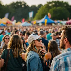 Publiek bij een evenement